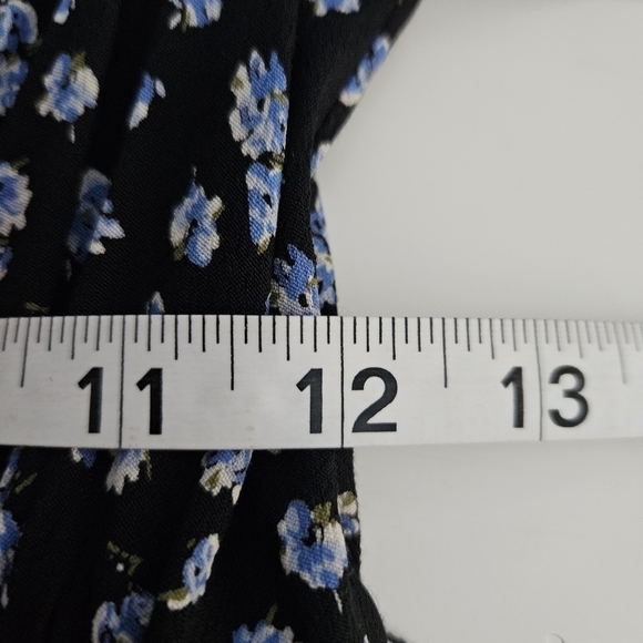 Madewell Ruffle-Sleeve Tie-Waist Jumpsuit in Baby's Breath Sz XS - Picture 8 of 11